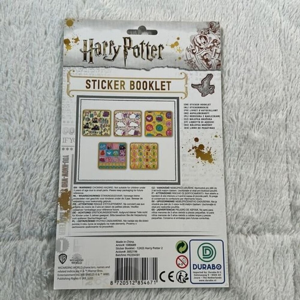 Harry Potter Sticker Booklet Stickers approx 250 scrapbook stickers Licensed NEW - Picture 5 of 13